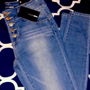 Size 5 High Waisted Skinny Jeans